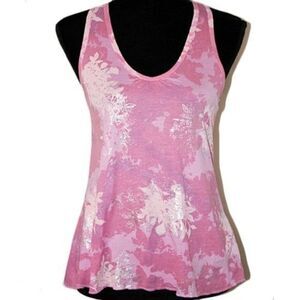 Prima Danskin Floral Racer Back Tank Top NWT